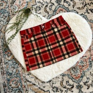 Tartan Plaid Mini Skirt
